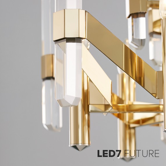 Loft Industry Modern - Rocks Chandelier